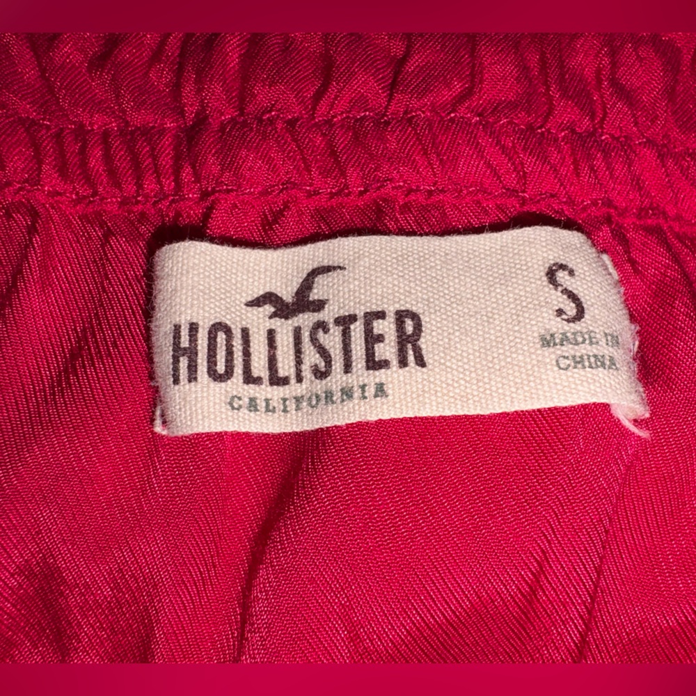 Hollister Pink Ruffle Cami Dress Size Small - Picture 4 of 8